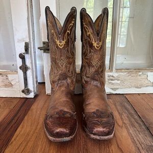 Vtg TONY LAMA Cowboy Boots 6.5
